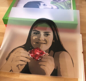 Digidruck auf Lexan Digitaldruck auf Lexan hinverdruckt (austauschbar)